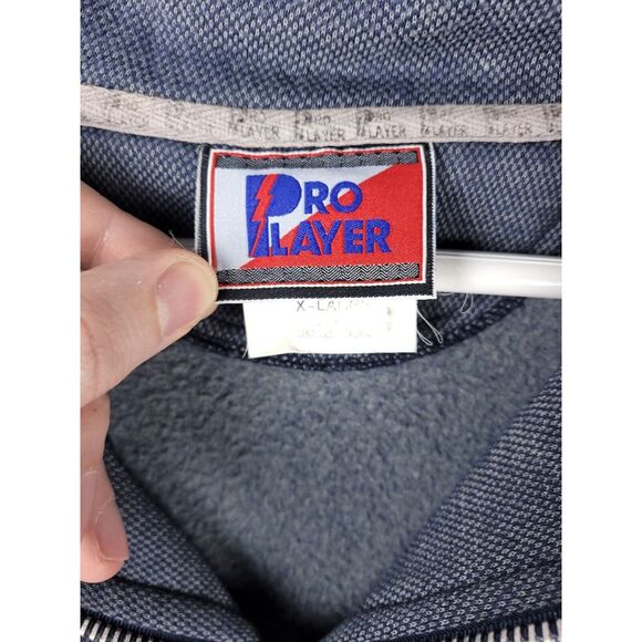 Vintage University Michigan Sweater Men's XL 1/4 Zip Embroidered PRO PLAYER ** - Picture 5 of 8